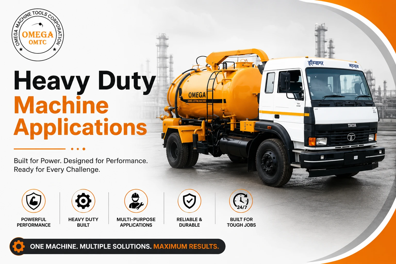 Heavy Duty Machine Applications