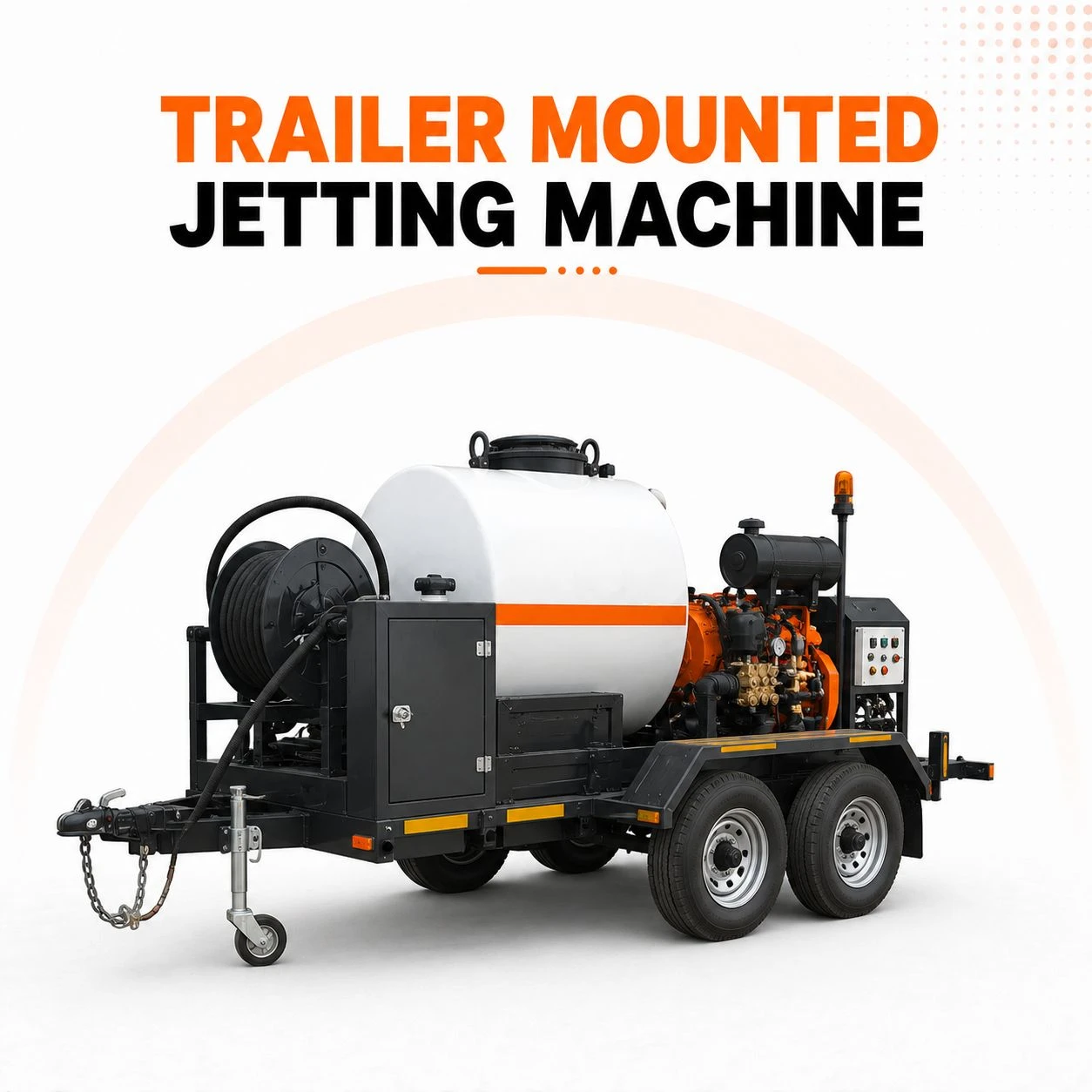 Trailer Mounted Jetting Machine