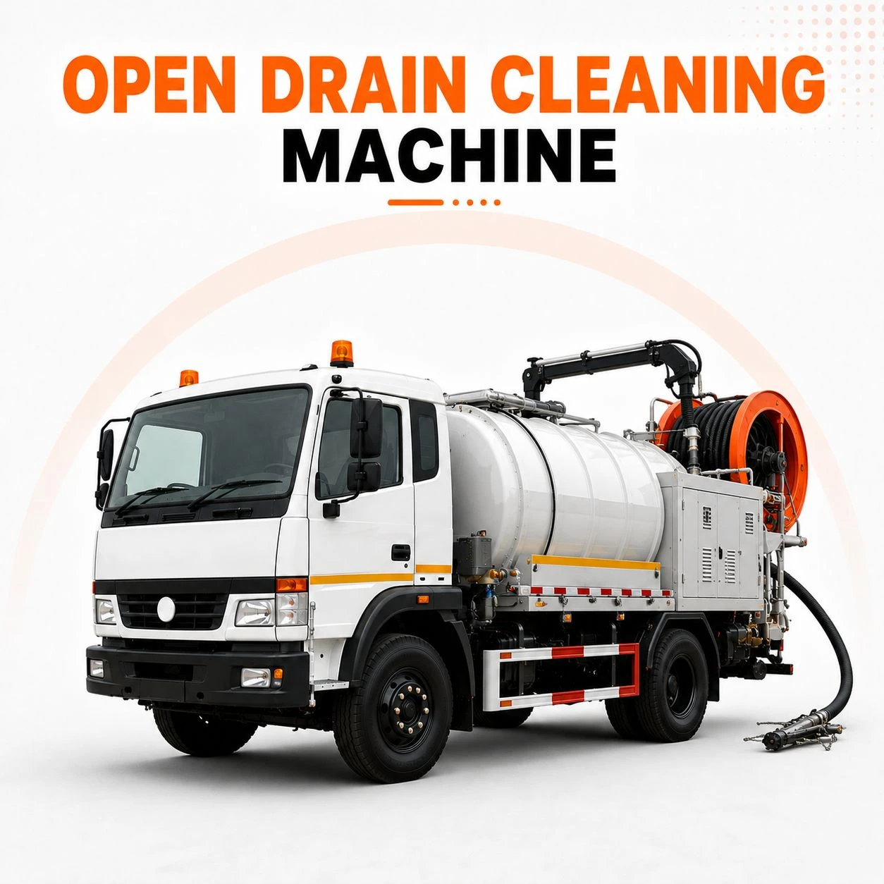 Open Drain Cleaning Machine